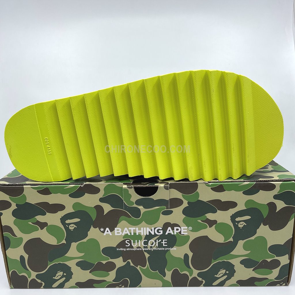 BAPE x SUICOKE 1ST CAMO DAO SANDAL YELLOW (GREY)