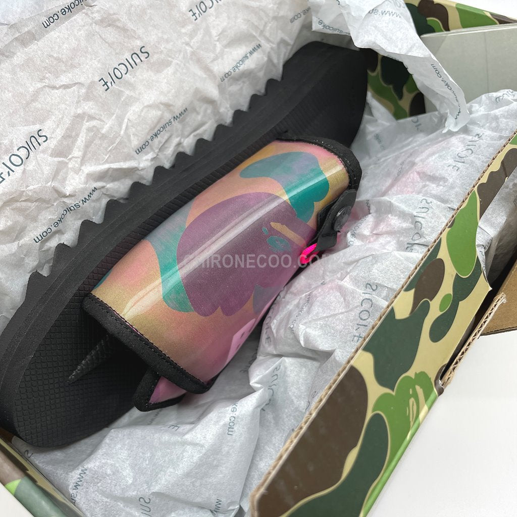 BAPE x SUICOKE 1ST CAMO DAO SANDAL GREEN(BLACK)