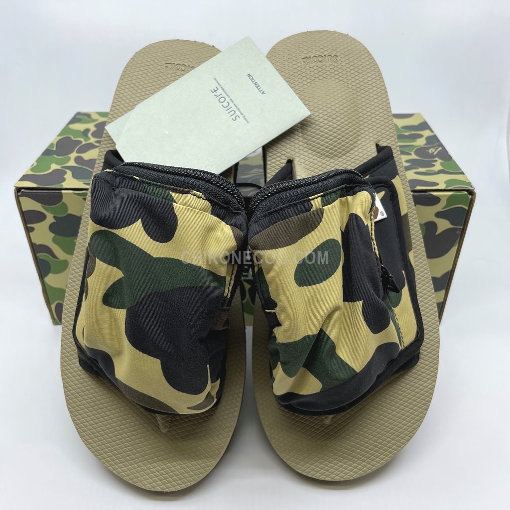 BAPE x SUICOKE OG-276APE POCKET SANDAL BEIGE(YELLOW)