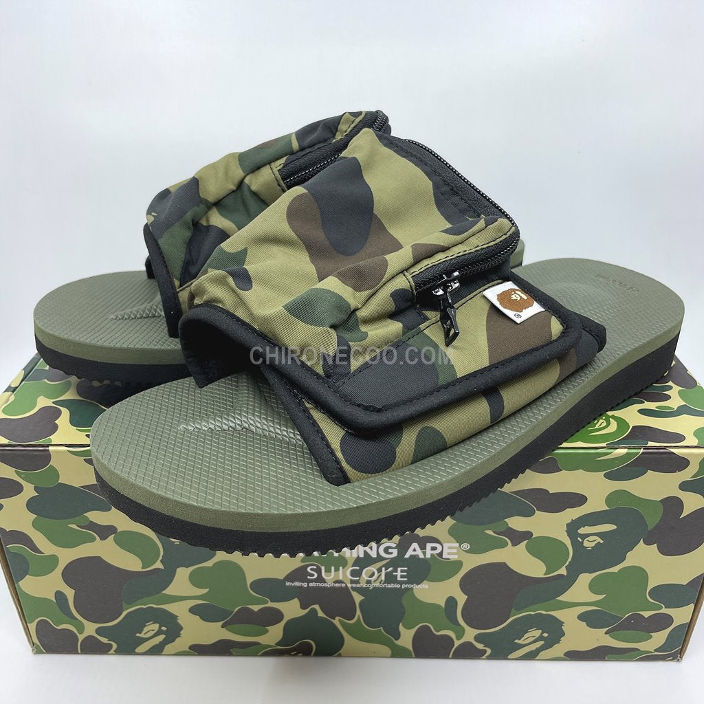 BAPE x SUICOKE OG-276APE POCKET SANDAL OLIVE(GREEN)