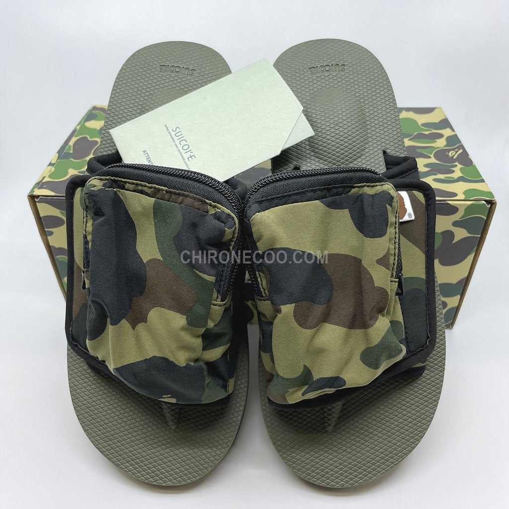 BAPE x SUICOKE OG-276APE POCKET SANDAL OLIVE(GREEN)