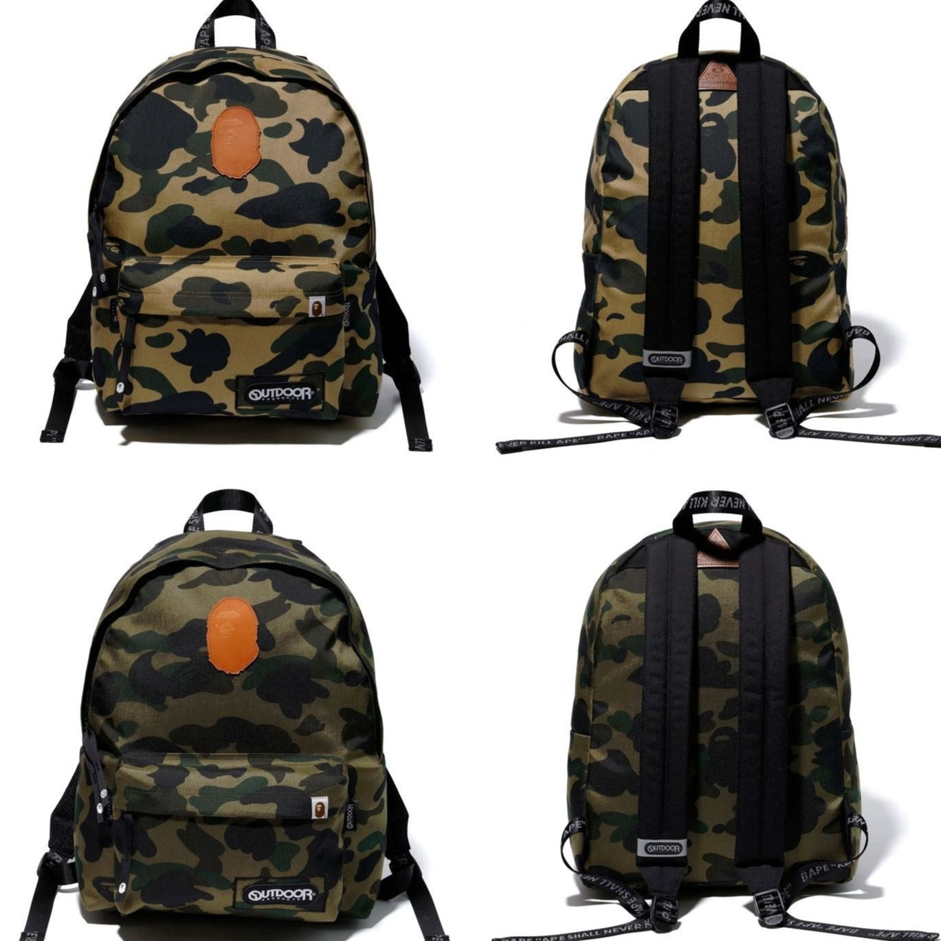 A BATHING APE BAPE x OUTDOOR PRODUCK 1ST CAMO DAYPACK BACKPACK