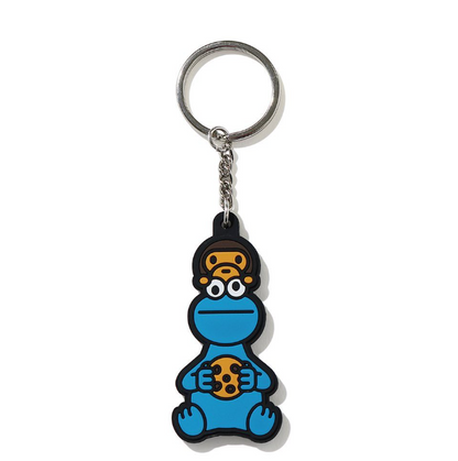 BAPE X SESAME BABY MILO SESAME KEYCHAIN