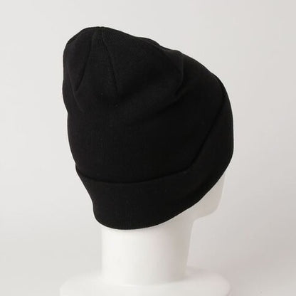 A BATHING APE BAPE HEAD ONE POINT KNIT CAP BEANIE BLACK