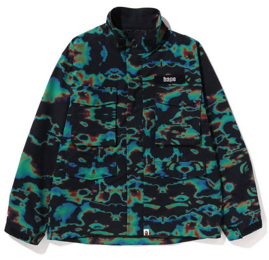 BAPE THERMOGRAPHY LOOSE FIT M-65 JACKET