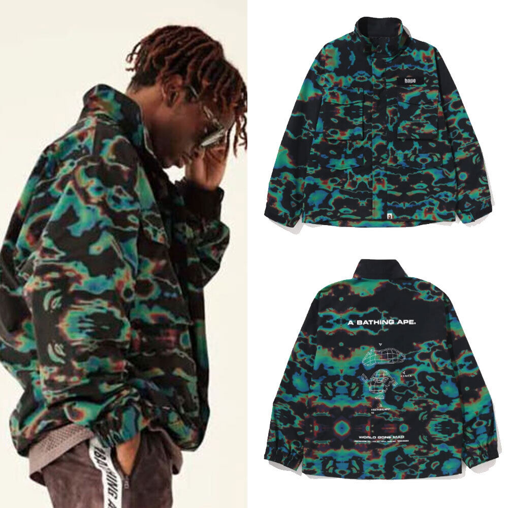 BAPE THERMOGRAPHY LOOSE FIT M-65 JACKET