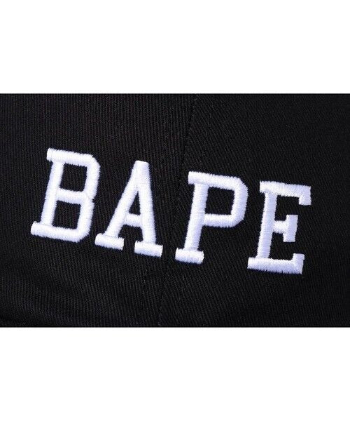 A BATHING APE BAPE LOGO STRAP PANEL CAP