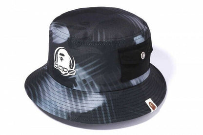 BAPE STORKE CAMO POCKET BUCKET HAT