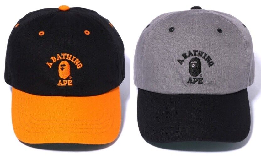 A BATHING APE BAPE COLLEGE PANEL CAP