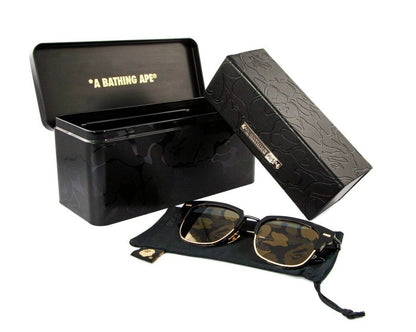 A BATHING APE BAPE BLACK SUNGLASSES 8