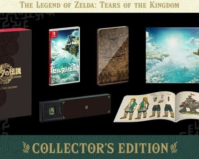 NINTENDO SWITCH LEGEND OF ZELDA TEARS OF THE KINGDOM COLLECTOR'S EDITION JAPAN